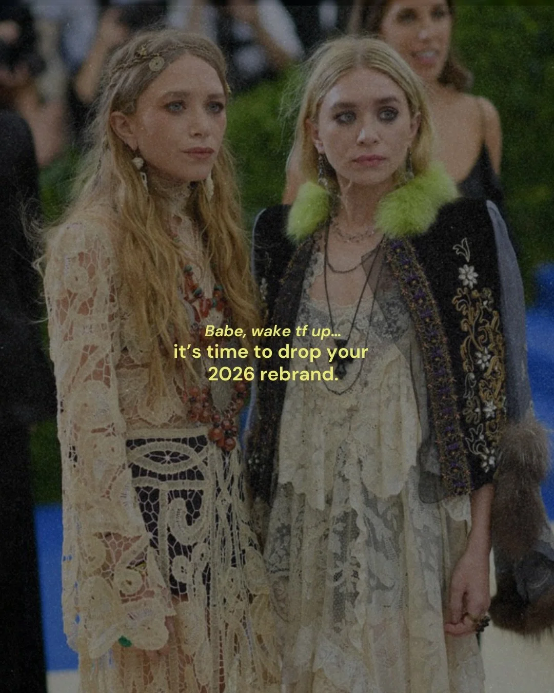 Hellllloooo &lsquo;26. Drop the rebrand. Be feared and adored. Show up as your biggest self. It&rsquo;s tiiiiime. 💅🏼🪩🥂