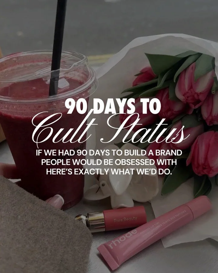 Comment &ldquo;90 DAYS&rdquo; to get the replay 💌

We&rsquo;re through Q1, now&rsquo;s the time to lock in and build your cult brand.

Cult Brand Blueprint, our most-loved training, is available on replay for a few more days and it&rsquo;s literally