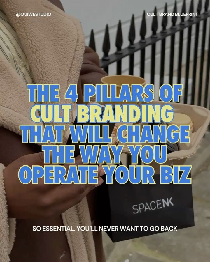4 pillars.
Lore. POV. Rituals. Visuals.
Get these right and you&rsquo;ll build brand magic.

You&rsquo;ve got one more chance to catch our Cult Brand Blueprint free class. Follow and comment &ldquo;90 days&rdquo; for details.

And, if you want our he