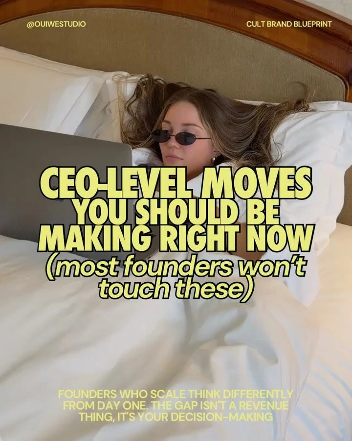 Everything you just read is not a trend. It is a shift.

Most founders are still optimizing for visibility, while the brands growing in 2026 are building recognition, cohesion, and trust on purpose.

That is the work we do together inside the Cult Br