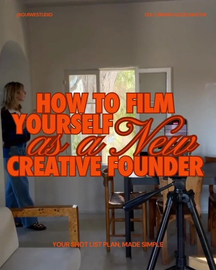 The Spring session of Cult Brand Accelerator is officially open!

And in the cohort we&rsquo;ll work on your founder lore, your POV, your visuals and vibe, and of course the content plan to put it all together! If filming yourself and showing up as y