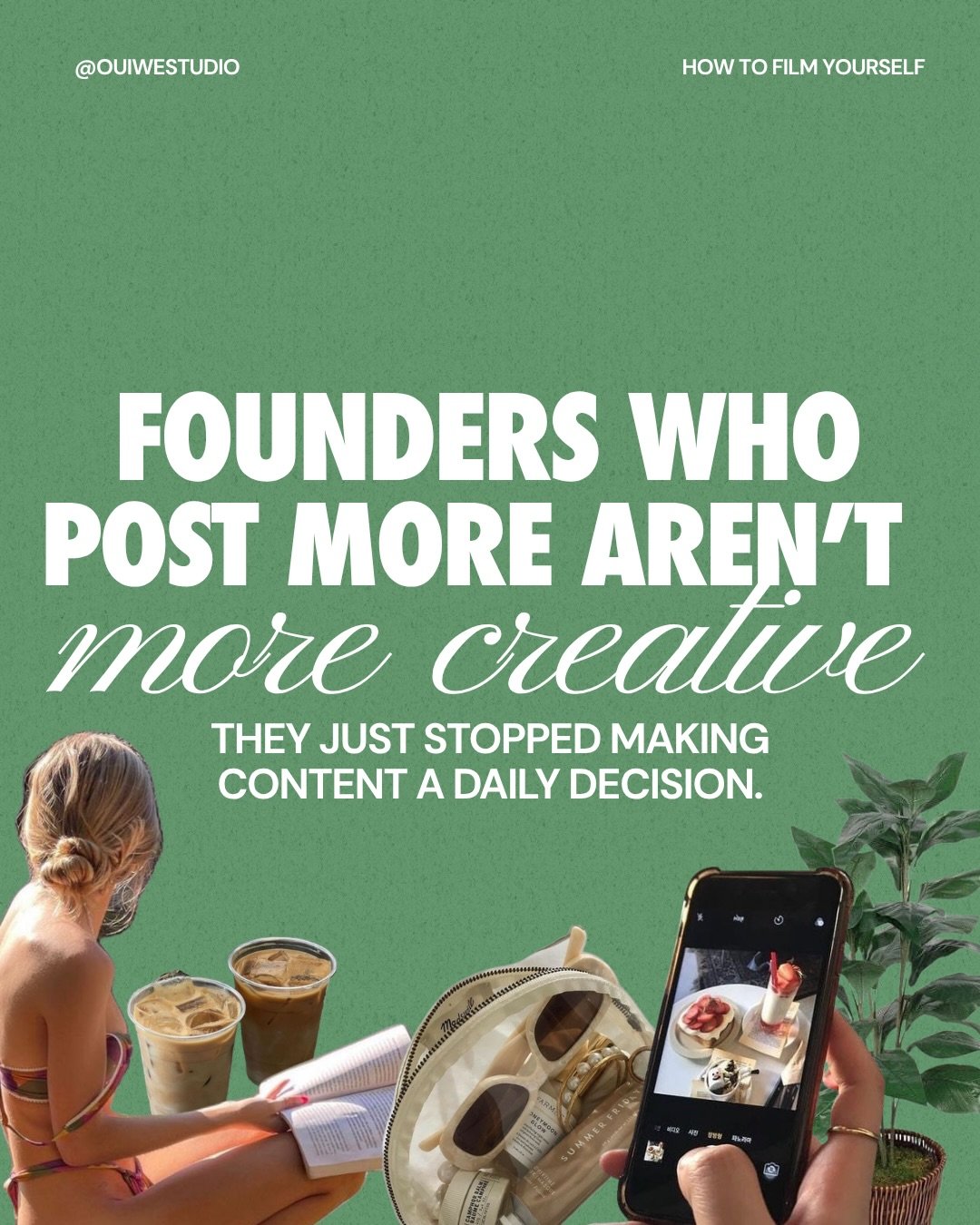 Content systems > Content ideas ✨
(This is how you take your time back).

Want our most updated shot list? Follow &amp; comment &ldquo;b-roll&rdquo; and we&rsquo;ll drop it right over.