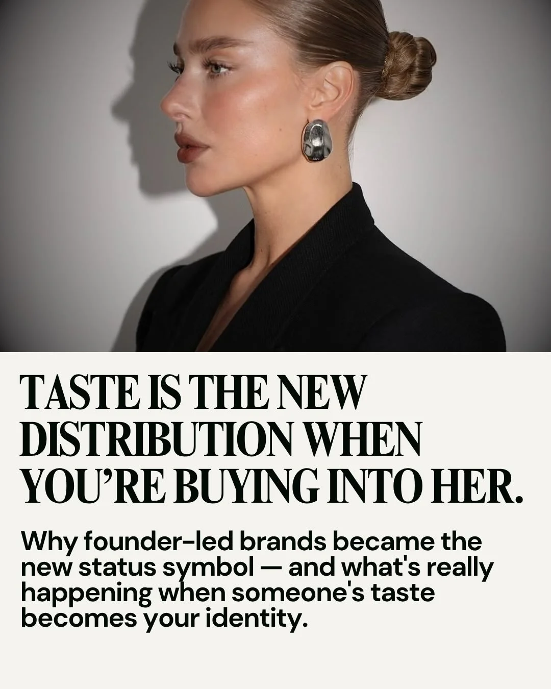 The brain doesn&rsquo;t distinguish between a parasocial relationship and a real one the way we&rsquo;d like to think.

When a founder shows up consistently (in her kitchen, at her hotel, inside her creative process) she becomes someone you know. And