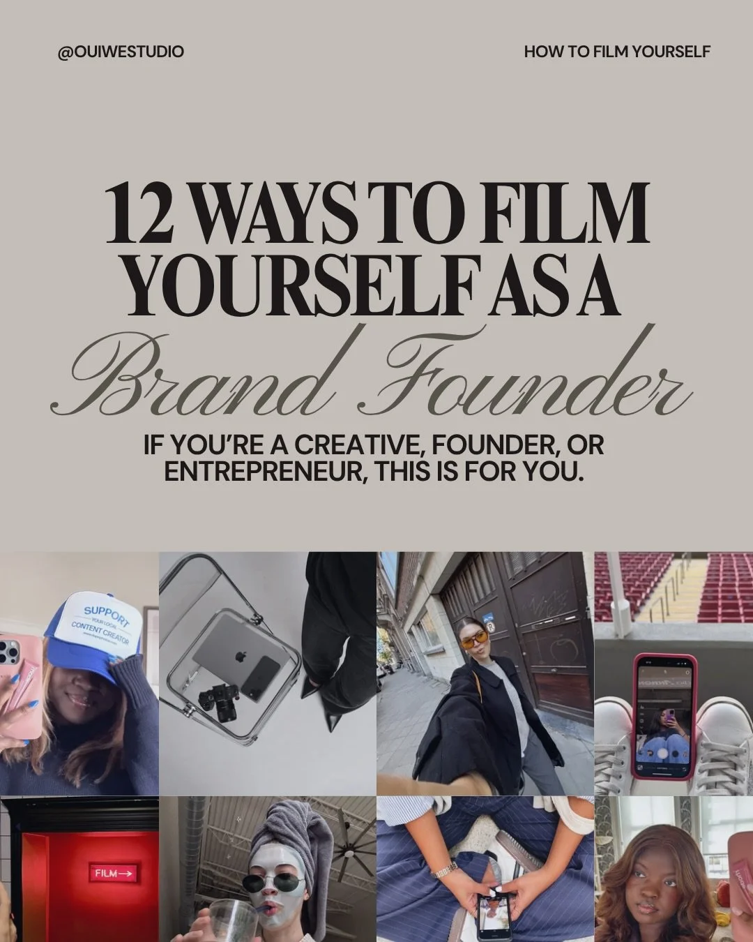 Yapping content may be in, but what doesn&rsquo;t go out of style is having a collection of b-roll when you&rsquo;re a prestige brand or founder. Especially if you want an air mystique while still inviting people in.

B-roll can feel intimidating, bu