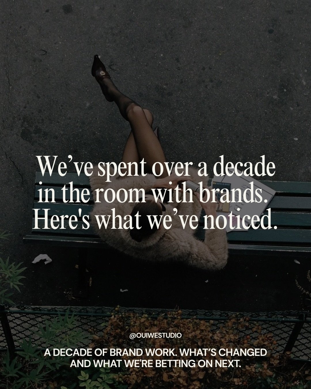 Just a few things that a decade of brand work will teach you: the right audience, a curated room, organic trust, a good lore story, real specificity &mdash; this is the stuff that continues to work better than any trend.

It&rsquo;s what it takes to 