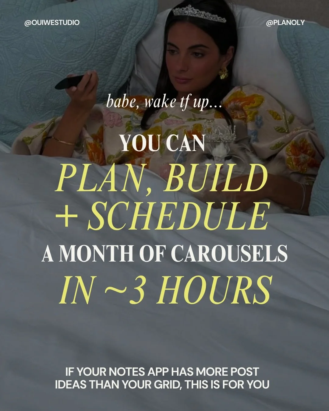 One of the biggest content life hacks we get asked: &ldquo;What&rsquo;s your actual workflow for planning a month of content? Like, can you realllly do that in a couple of hours?&rdquo;

Because if you&rsquo;re a founder or creator actually doing the