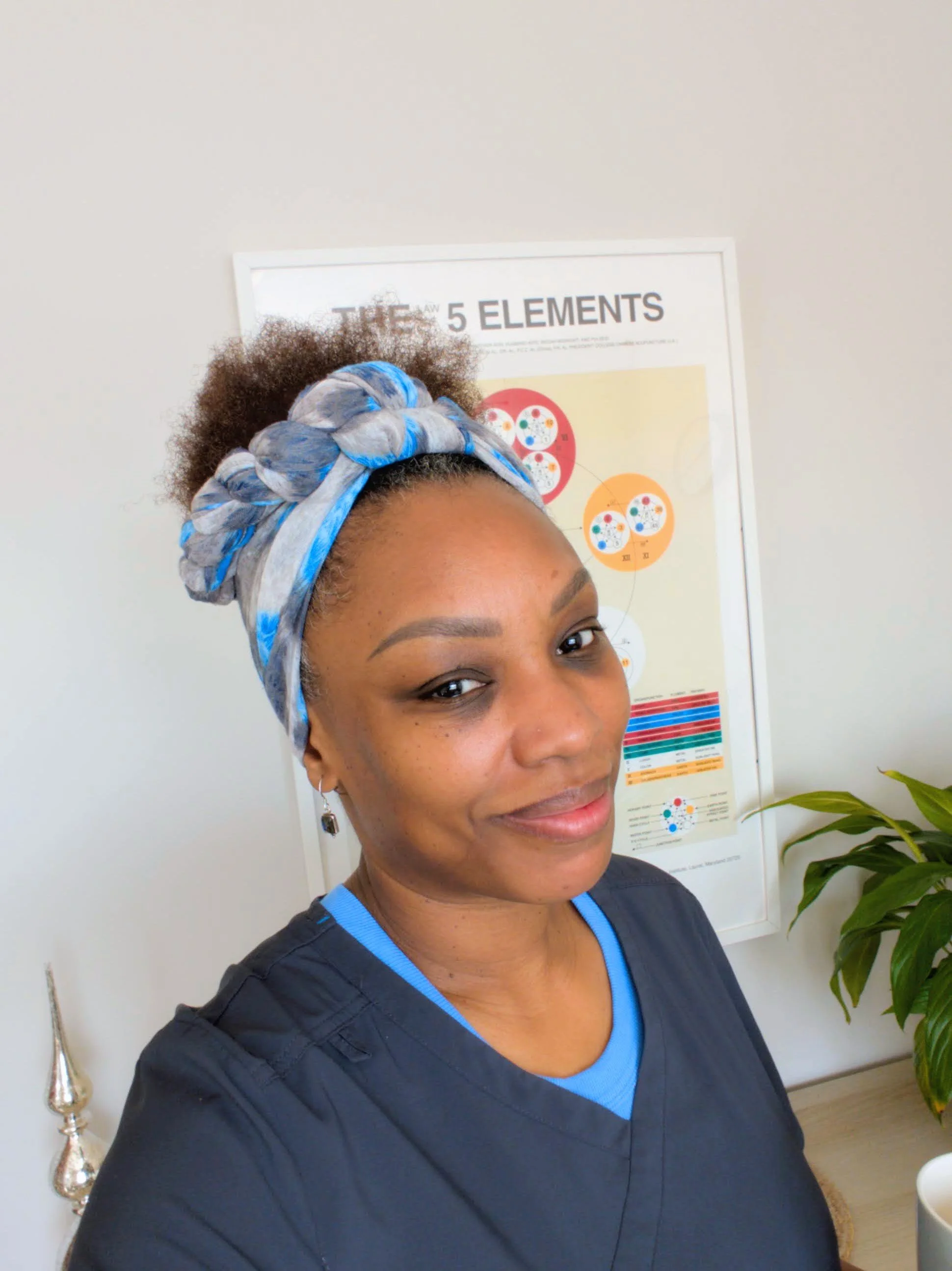 Samantha Jackson, certified massage therapist, practicing in Mickleover Derby, smiling for a biography photo on their official website about page.