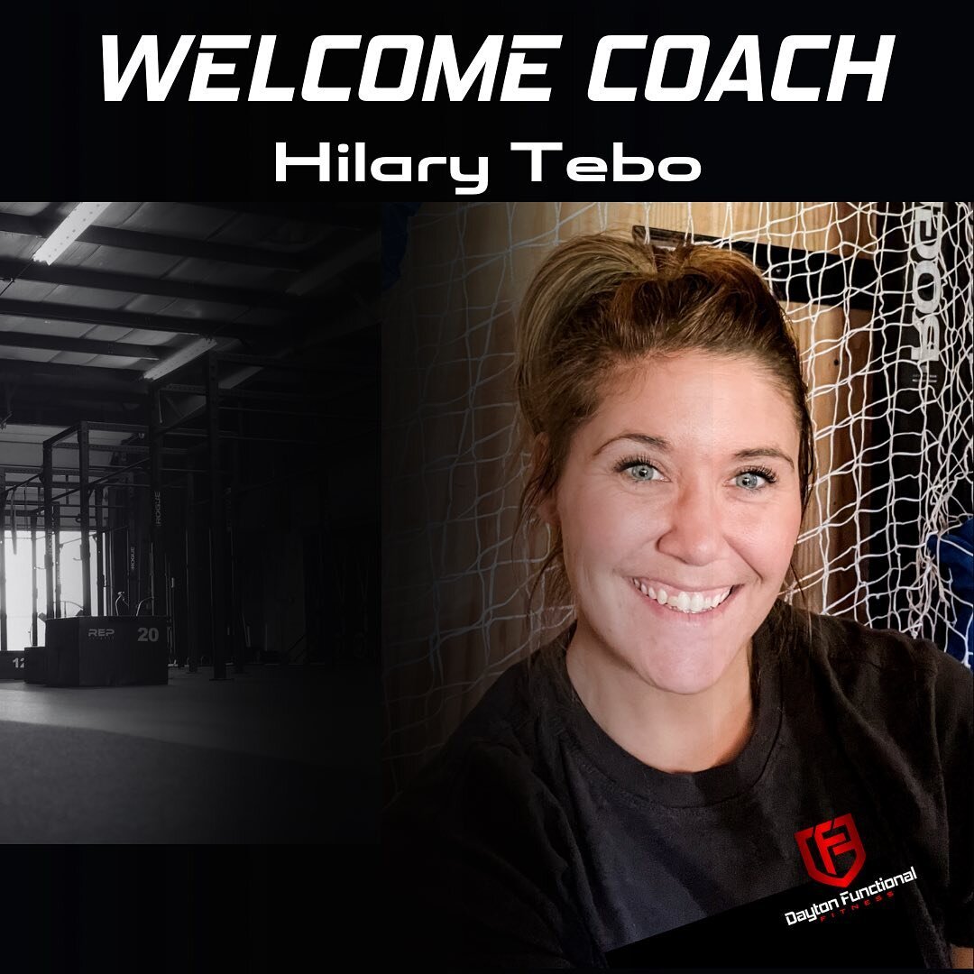 It brings us great excitement and gratitude to announce Coach Hilary Tebo as our newest coach. Coach Tebo will join Tony on the Athlete Performance Training and Fitness Training side of the business. Be on the lookout for classes with Coach Tebo on t