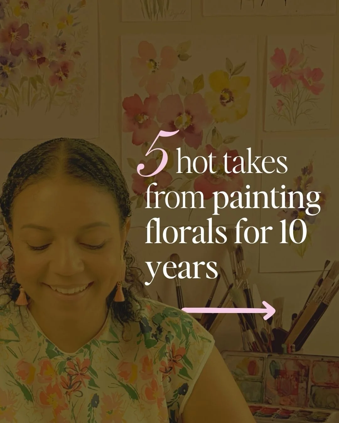 After painting only flowers for over a decade now (around 13 years) here are a few things I&rsquo;ve observed - bear in mind I started as an adult beginner so I get the frustration that comes from when you first get started 🥴&hellip;

1. Don&rsquo;t