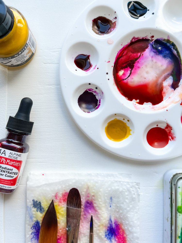 Inks - Dyes, Pigments & Acrylic Inks - What Should I Choose? — Create ...