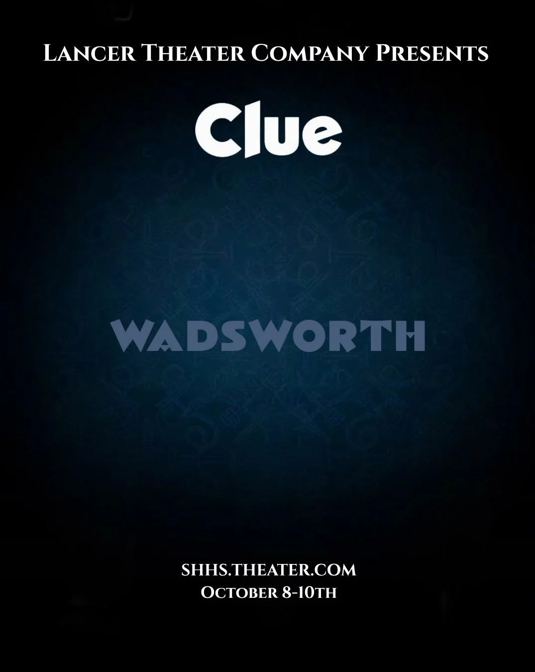 TODAY&rsquo;S THE DAY🕯️🔎 There&rsquo;s no better butler to welcome the guests of Boddy Manor than Wadsworth himself. Presenting Tyler Williams, starring as Wadsworth ⭐️ The game will be afoot at 7pm TONIGHT!! Our task is twofold. ONE: Visit shhsthe