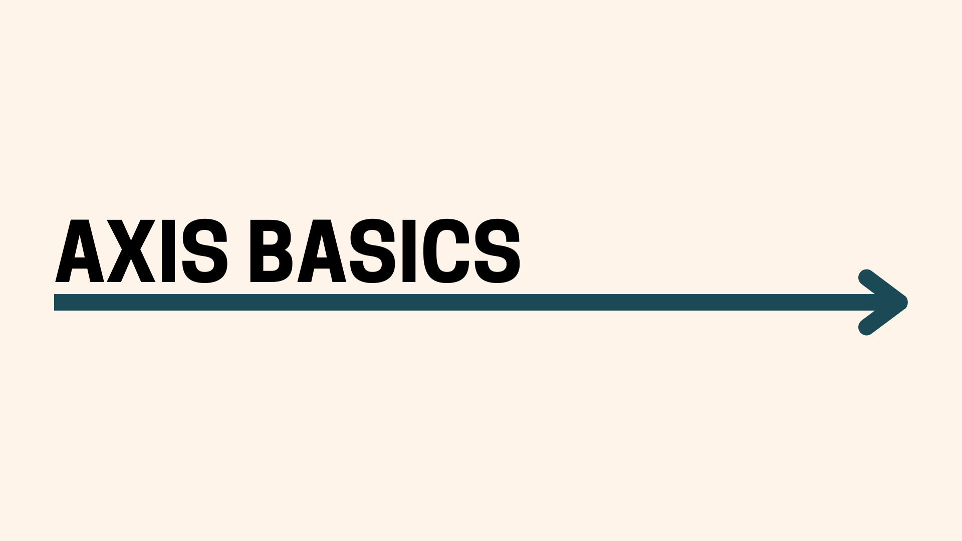 Axis Basics Class