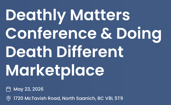 Deathly Matters Day Conference &amp; Marketplace - Victoria