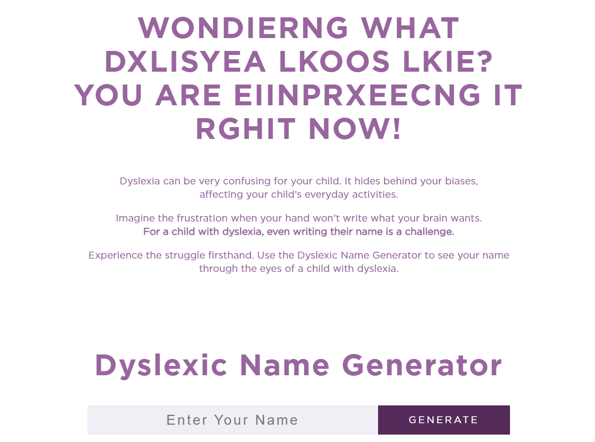 Brand Microsite