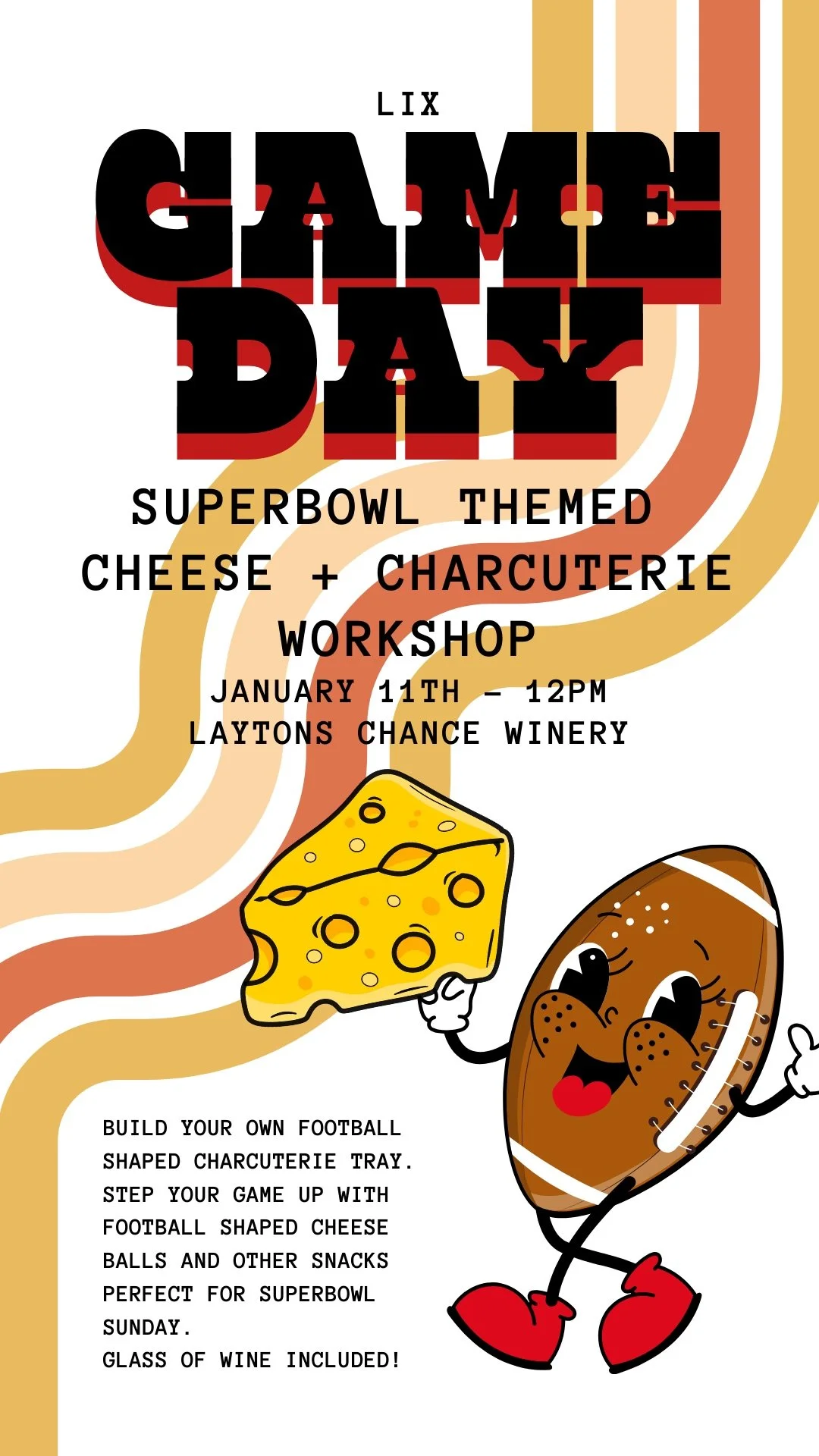 Step Your Game Up! Cheese + Charcuterie Superbowl Workshop