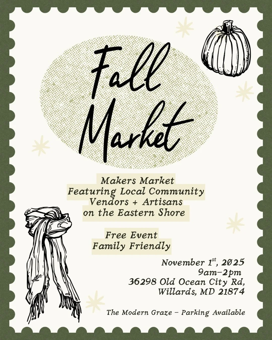 3rd Annual Fall Market