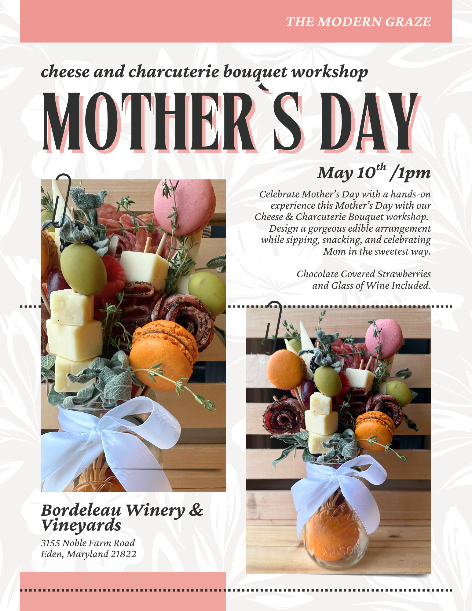 Mother's Day Cheese and Charcuterie Workshop 