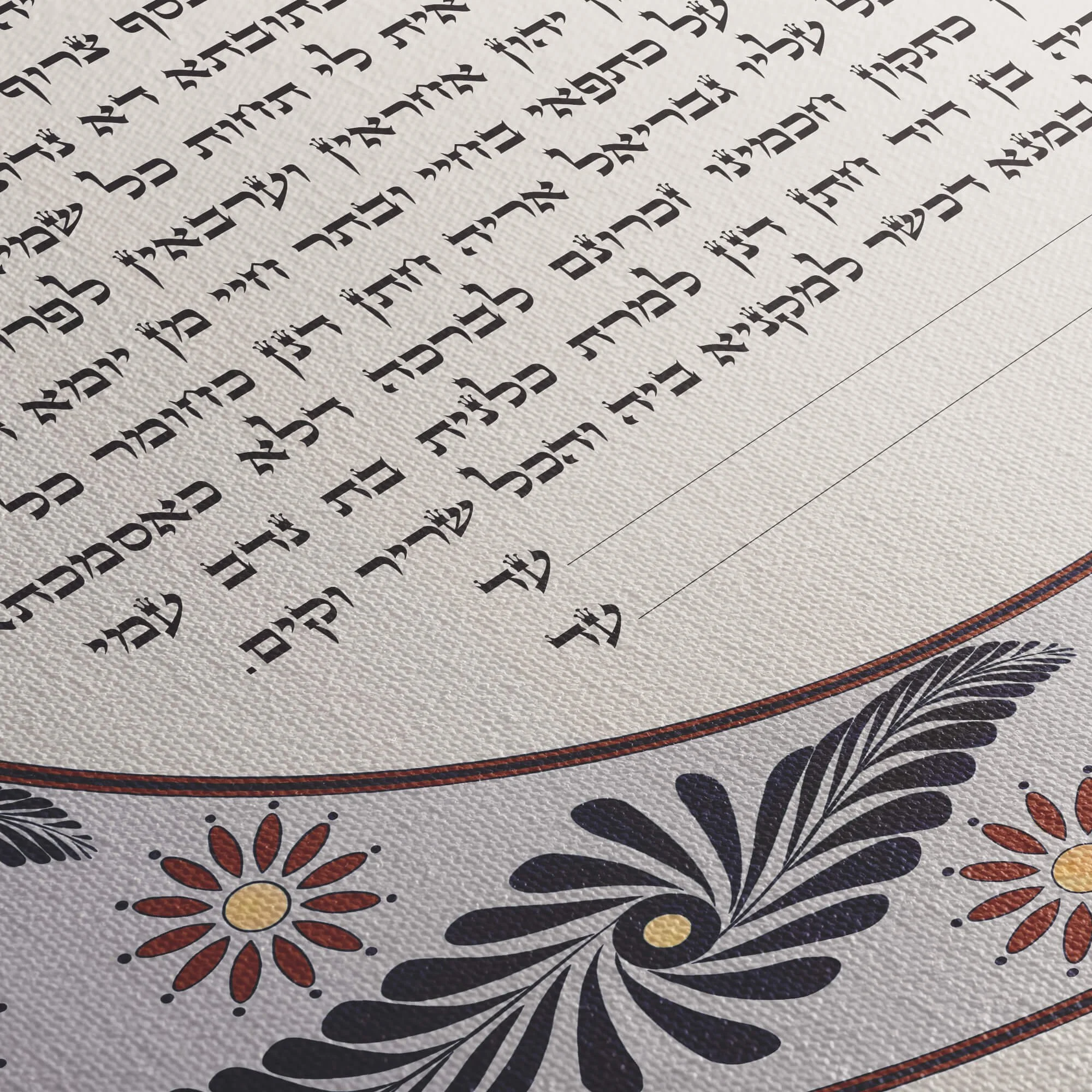 8 mexican pottery ketubah canvas closeup 3.jpg