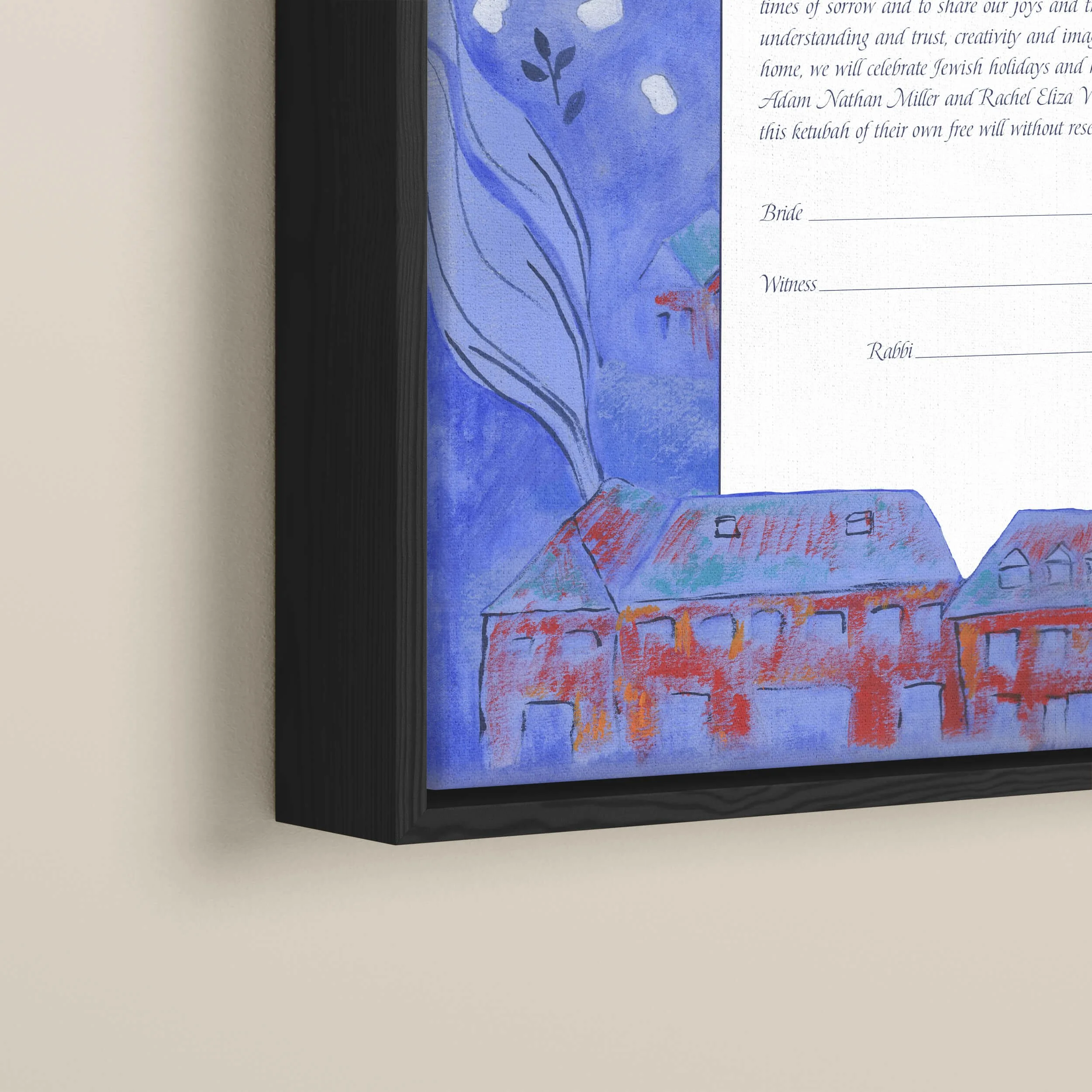 15 night garden ketubah angle float frame.jpg