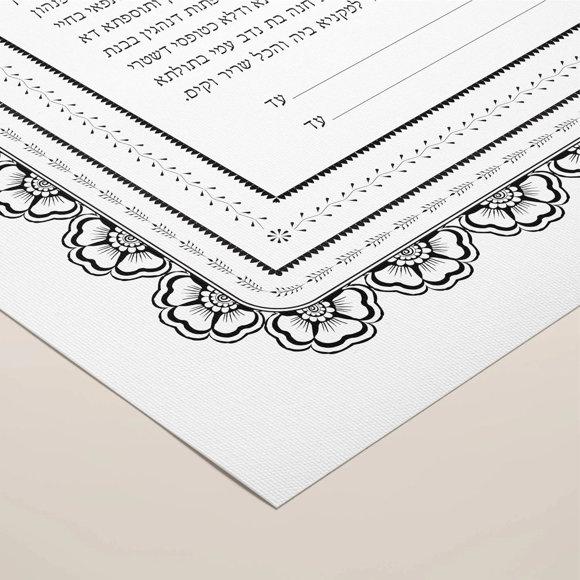 9 A joy ketubah rolled canvas closeup 1.jpg