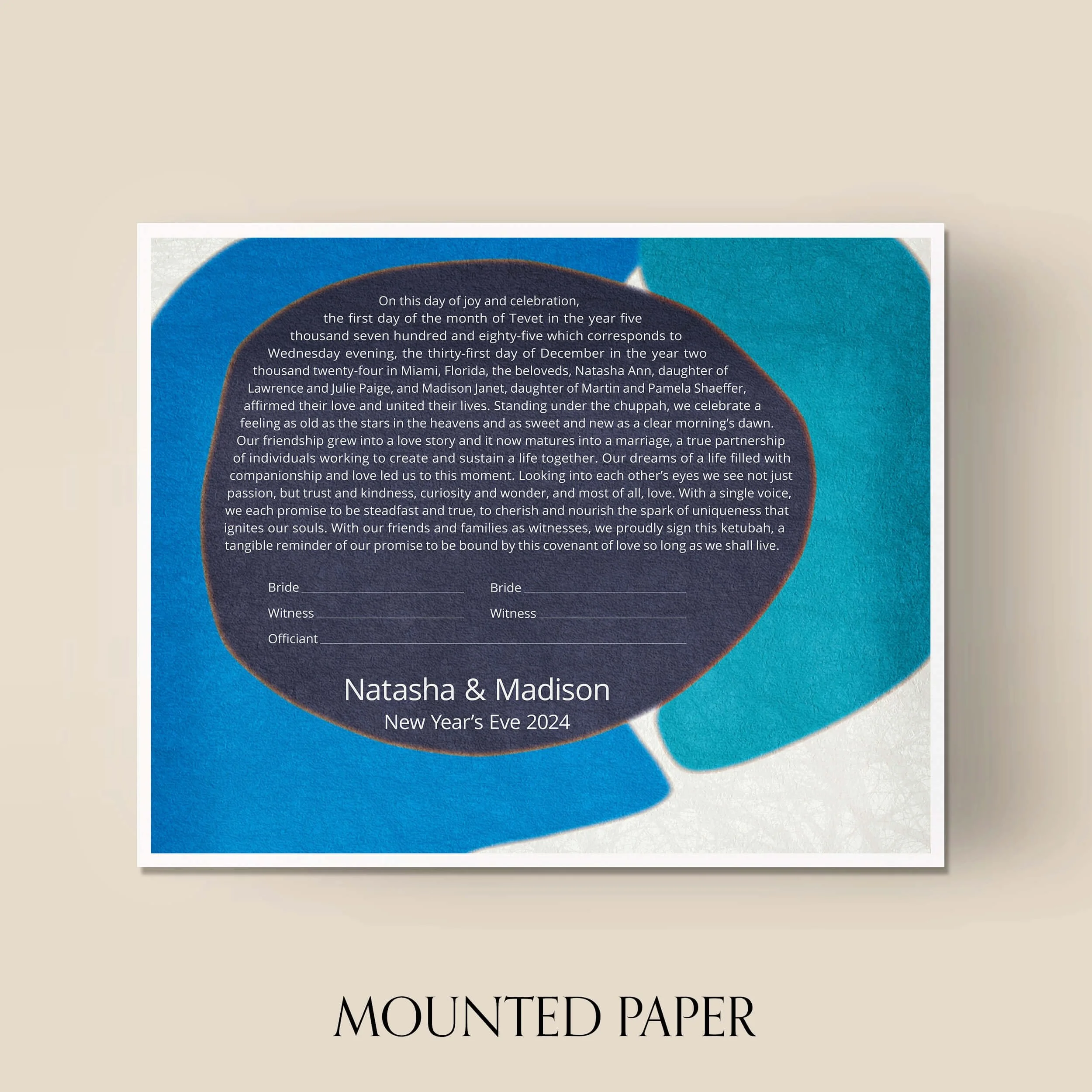 5 sea glass ketubah mounted paper.jpg