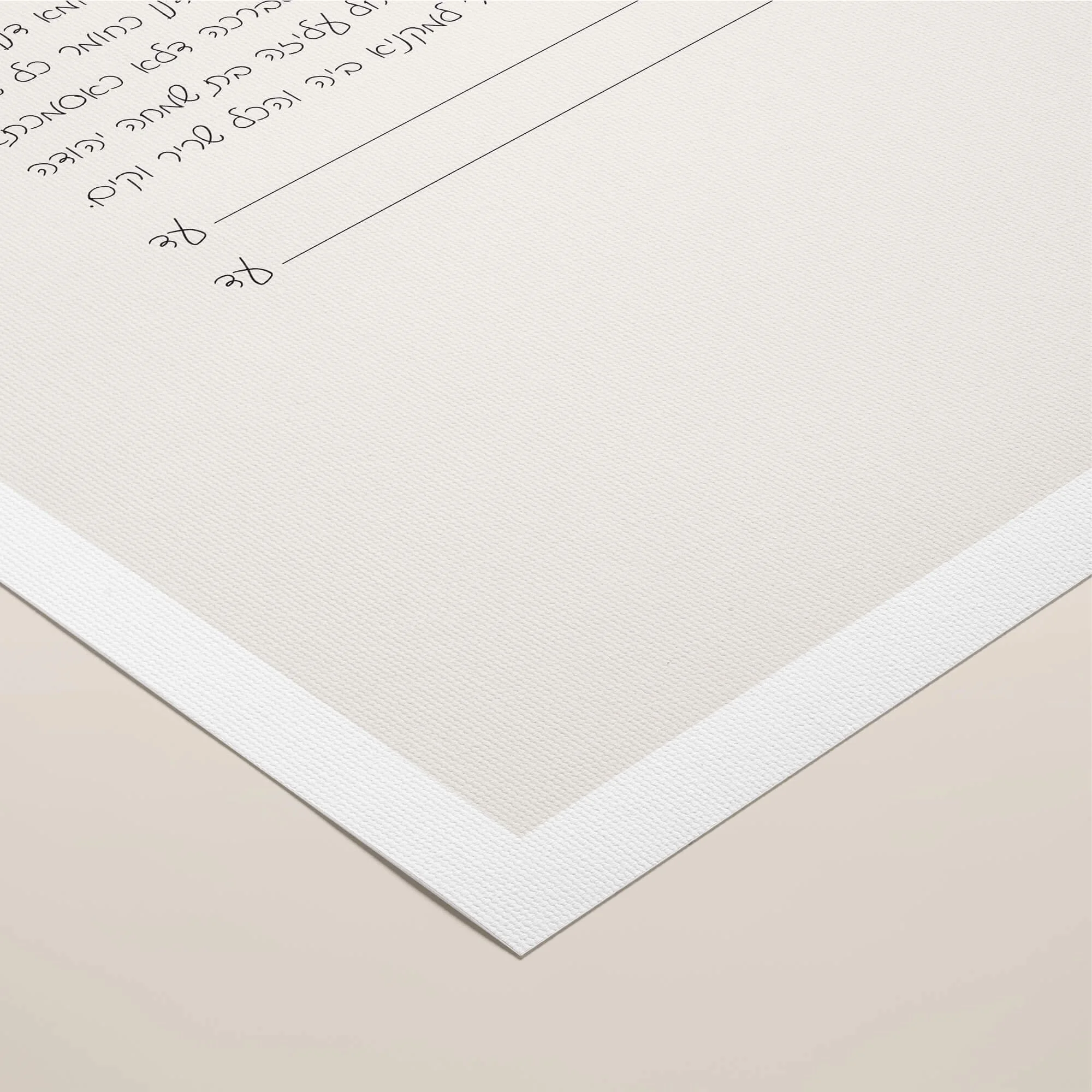 9 A love letters ketubah portrait rolled canvas closeup 1.jpg