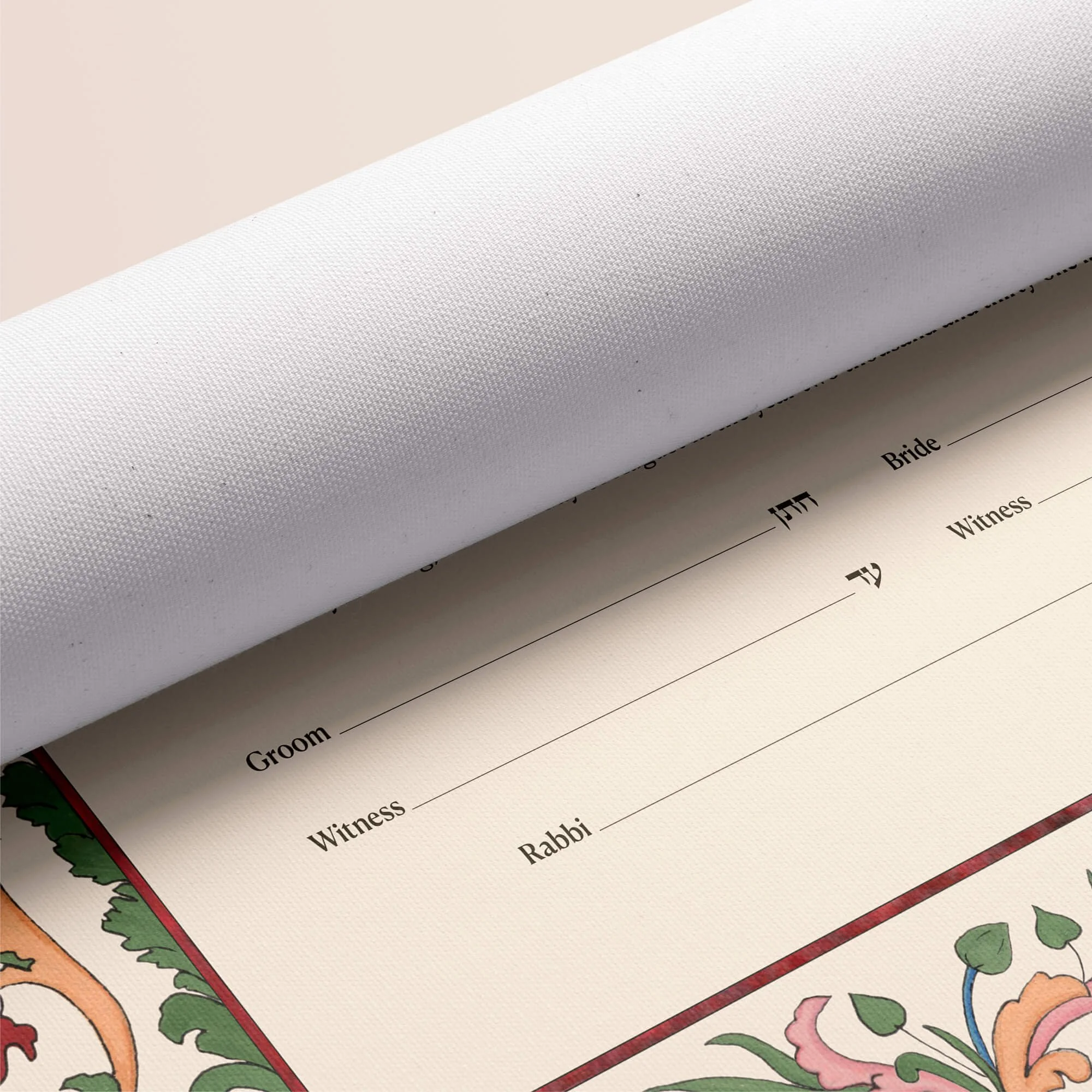 10 Keter single ketubah rolled canvas closeup 2.jpg