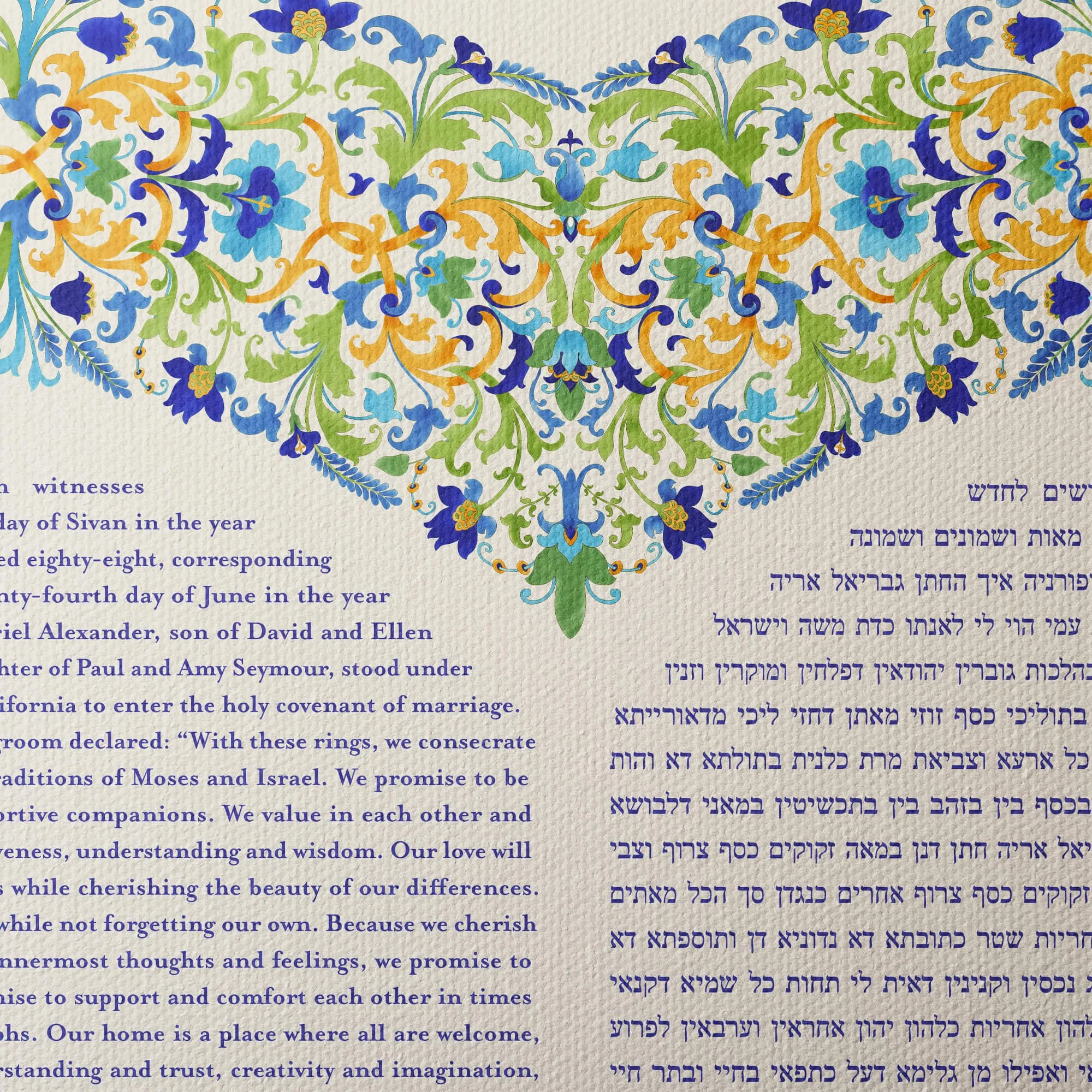 12 florentine heart ketubah gallery canvas closeup 2.jpg