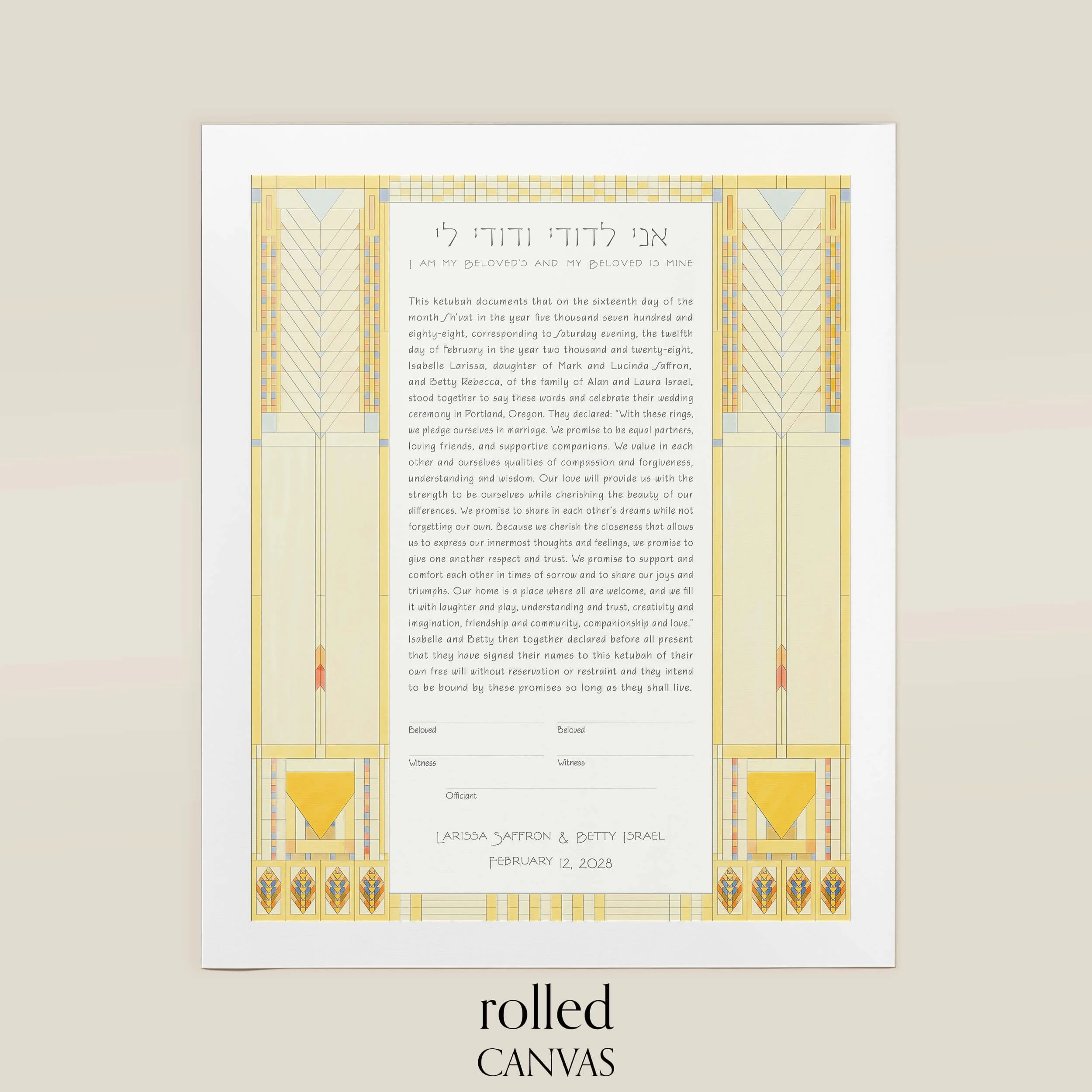 7 art deco tree of life ketubah rolled canvas.jpg