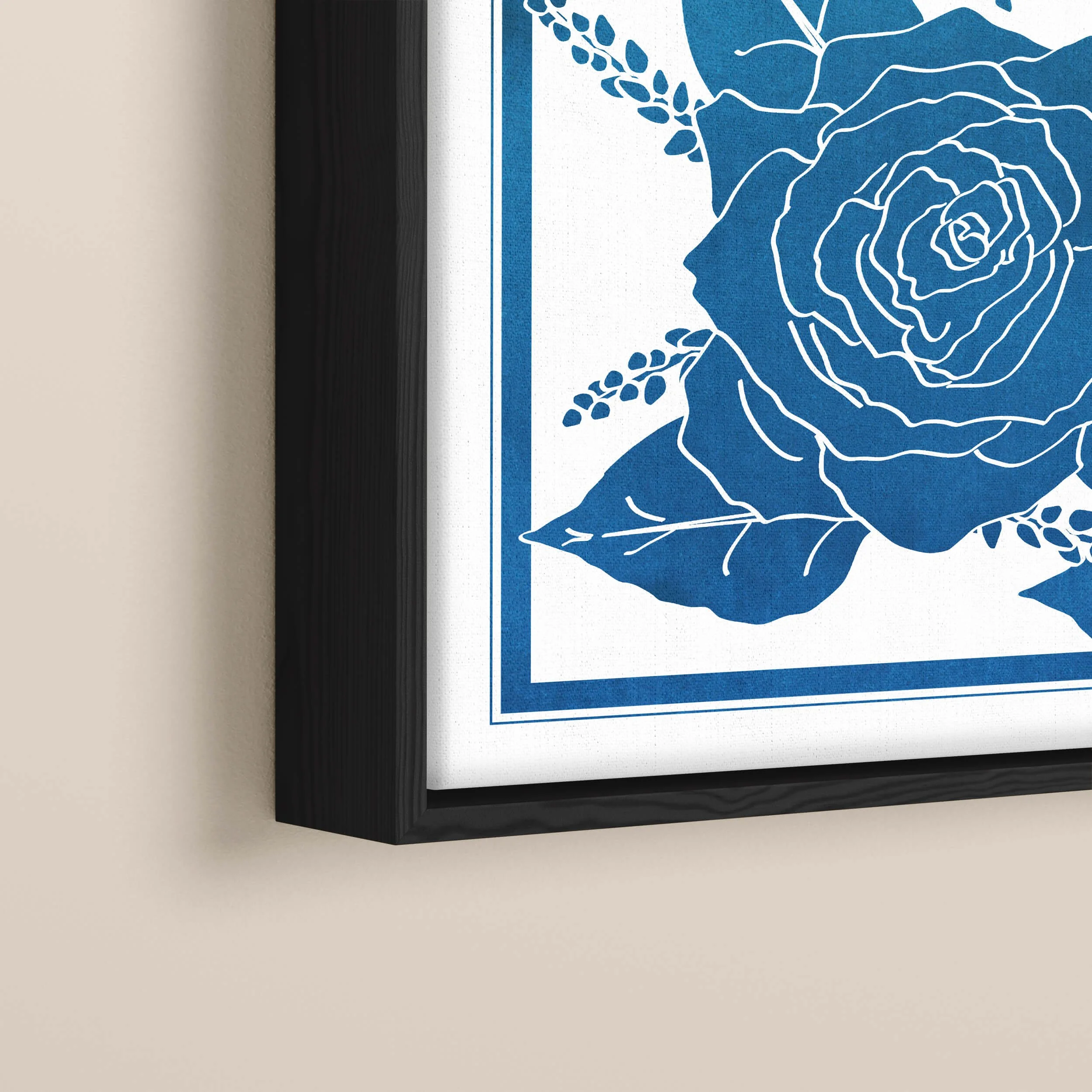 15 Seven Roses Ketubah angle float frame.jpg