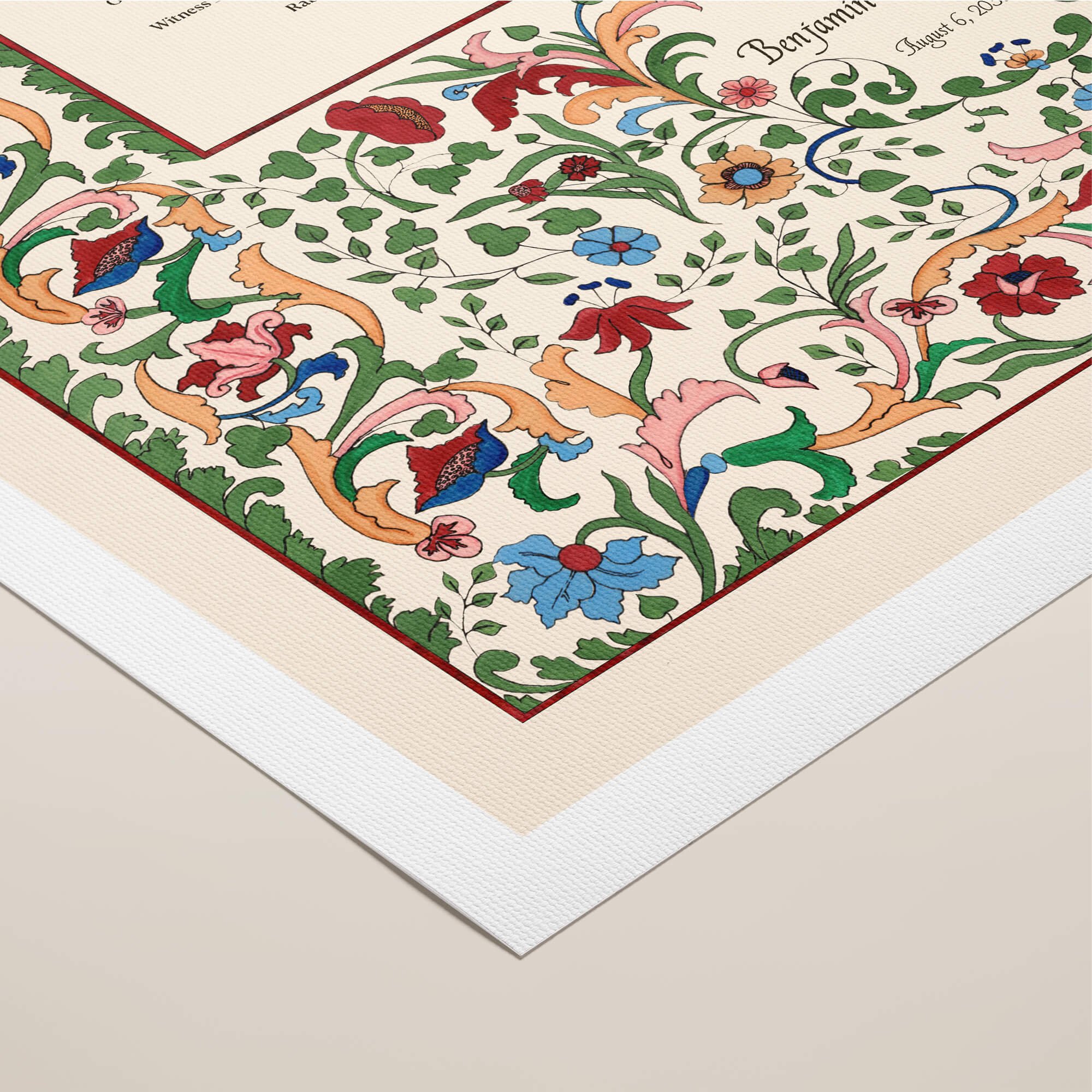 9 Keter single ketubah rolled canvas closeup 1.jpg