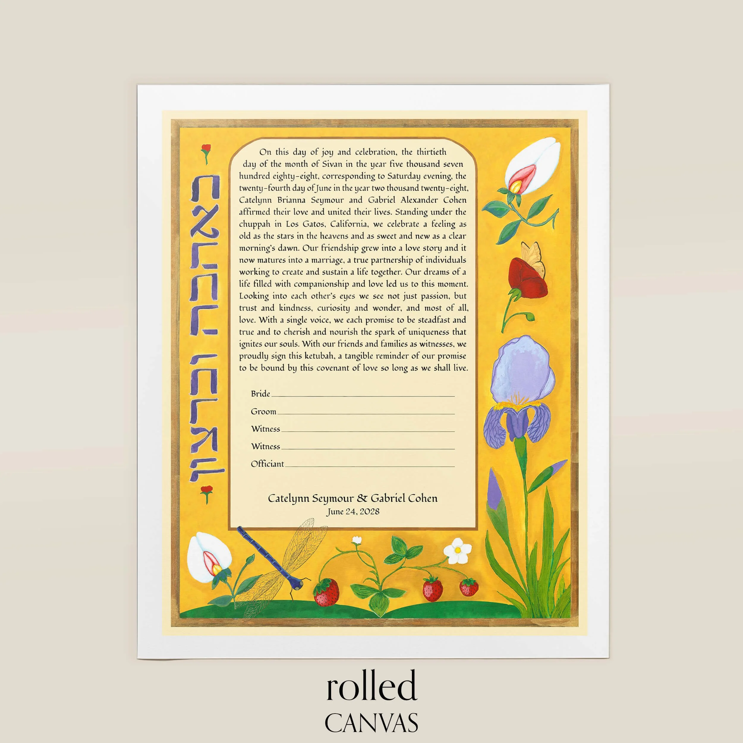 7 ahavah ketubah rolled canvas.jpg