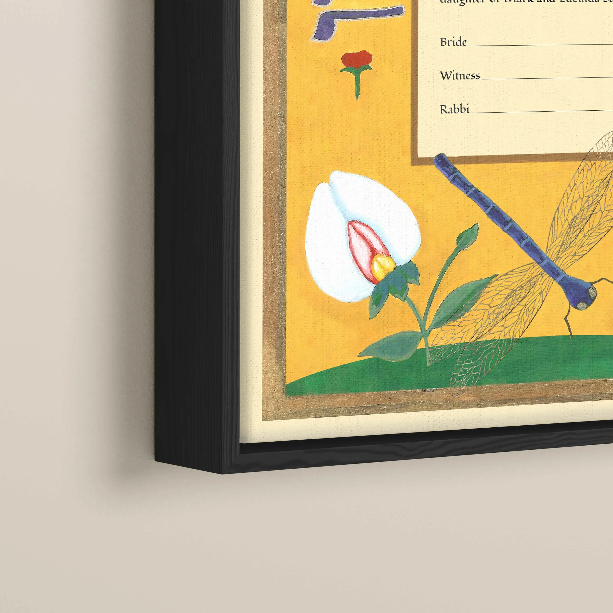 15 ahavah ketubah angle float frame.jpg