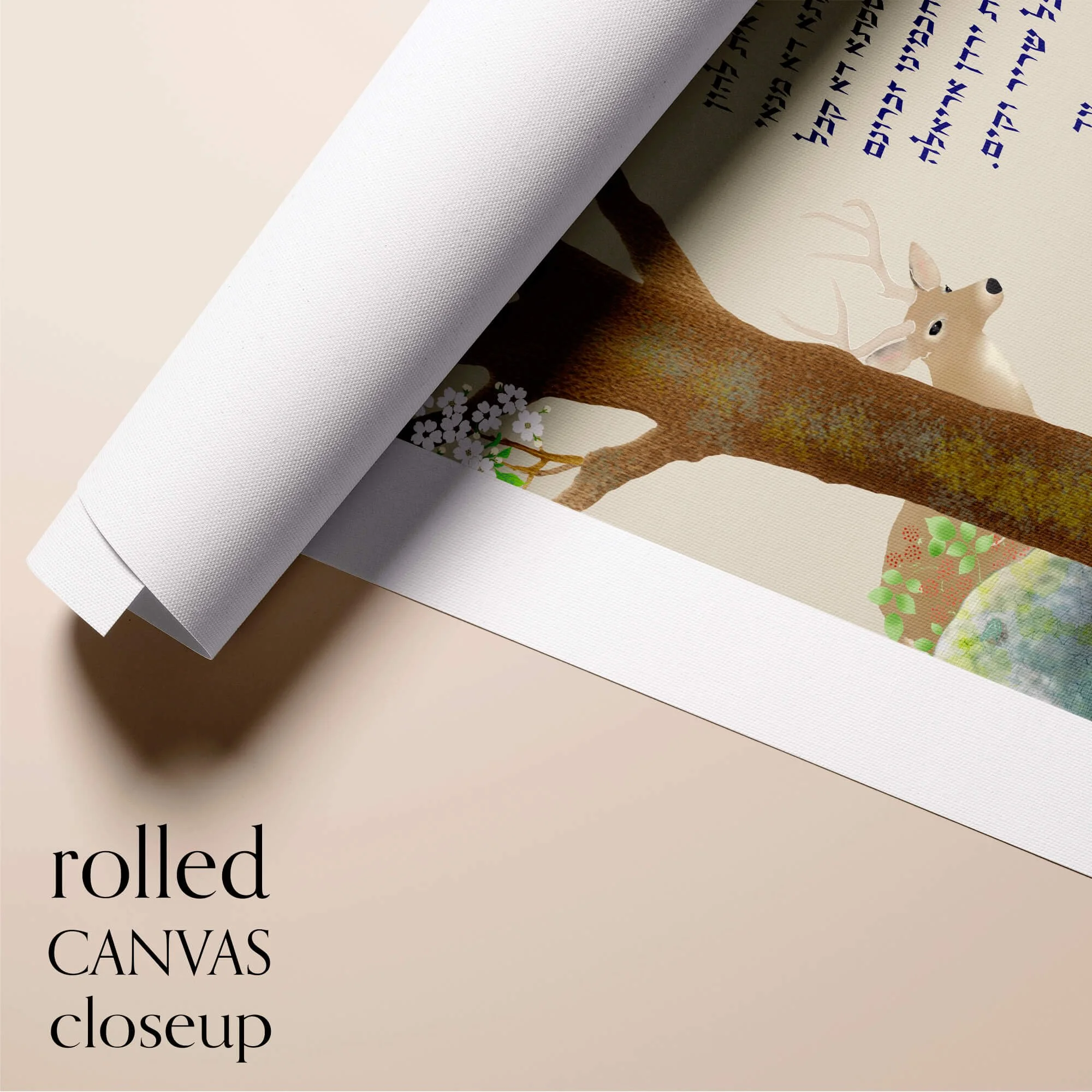 9 forest ketubah rolled canvas closeup 1.jpg