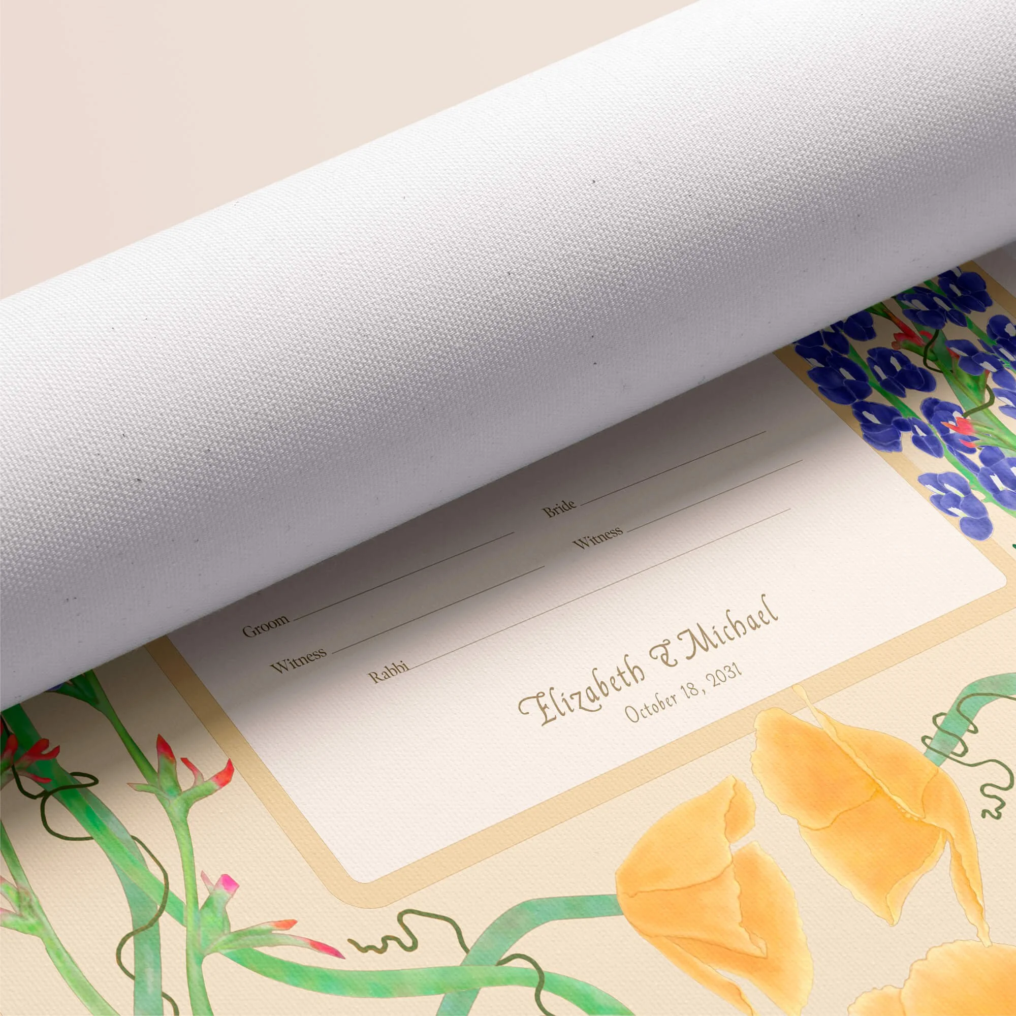 10 deep heart garden ketubah rolled canvas closeup 2.jpg