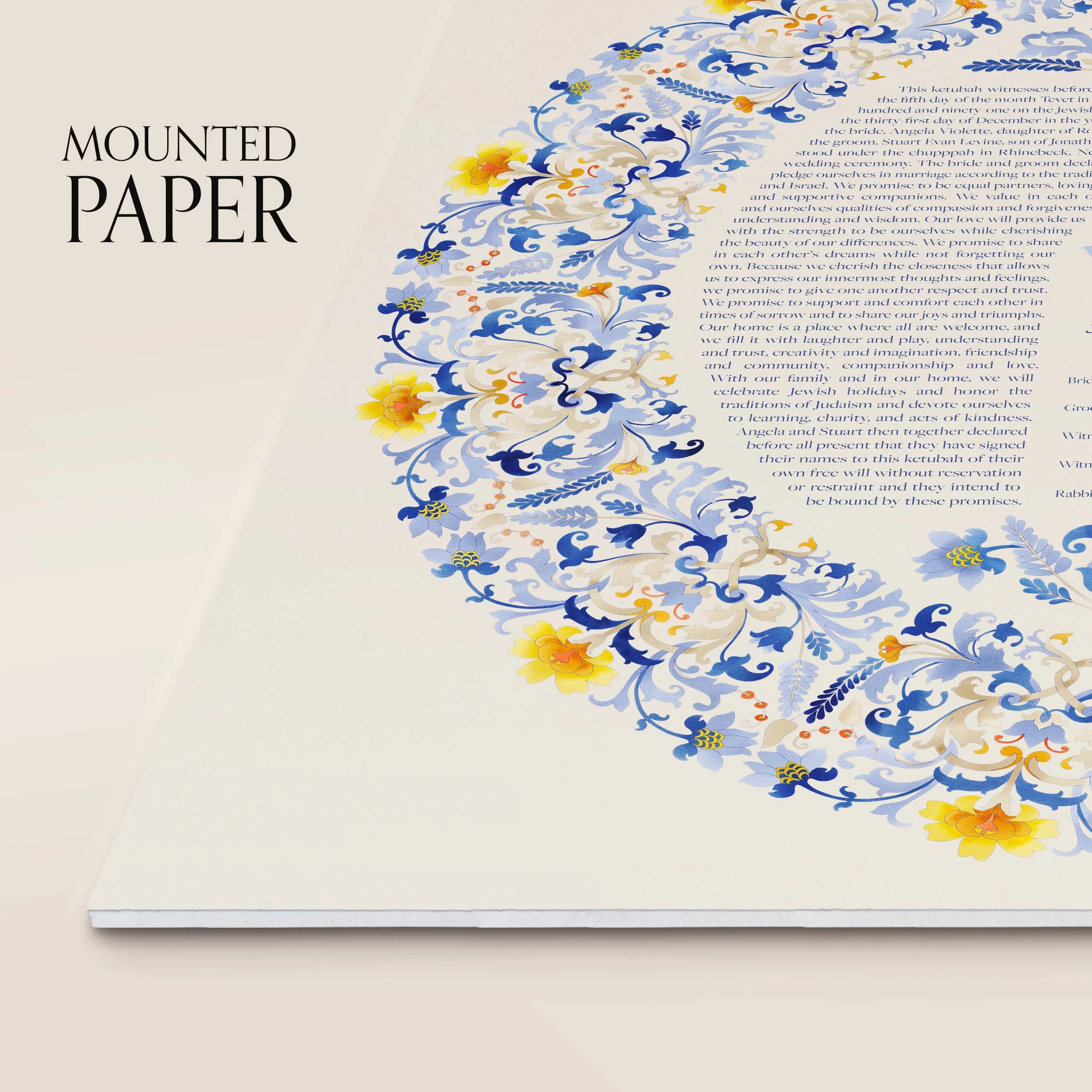 6 kensington ketubah mounted paper closeup 2.jpg