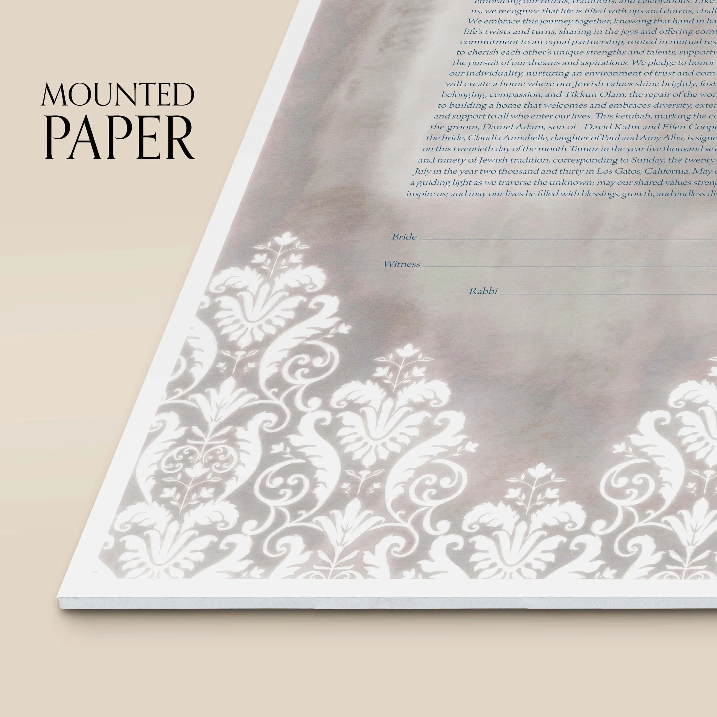 6 lavish ketubah mounted paper closeup.jpg