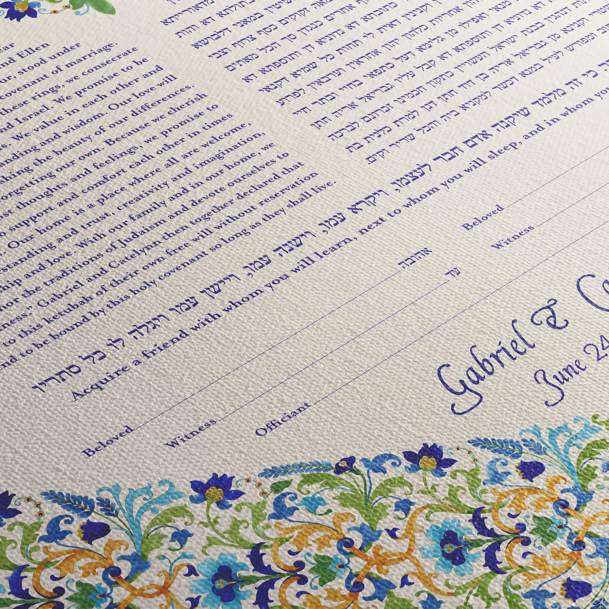 8 florentine heart ketubah canvas closeup 3.jpg