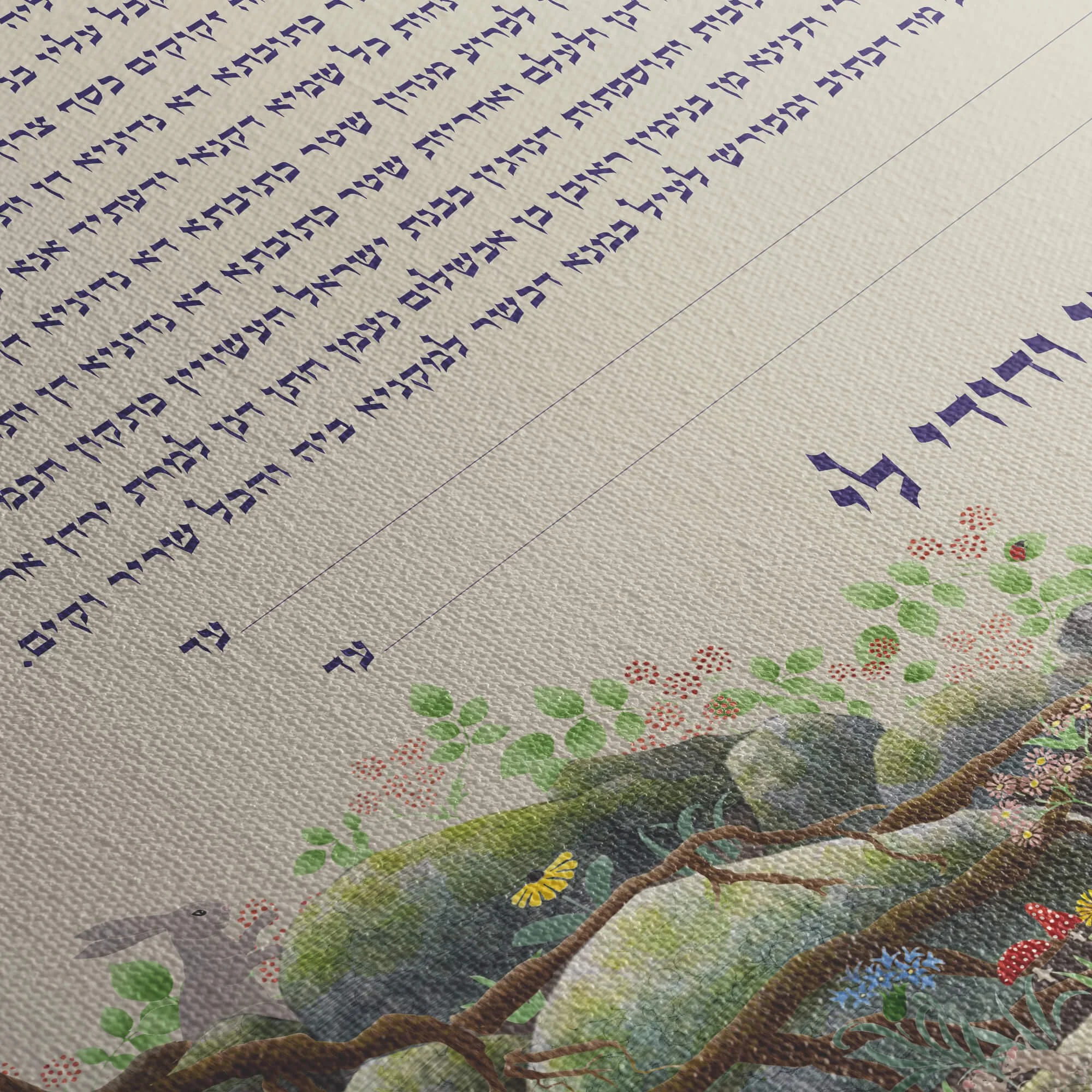 8 forest ketubah canvas closeup 3.jpg