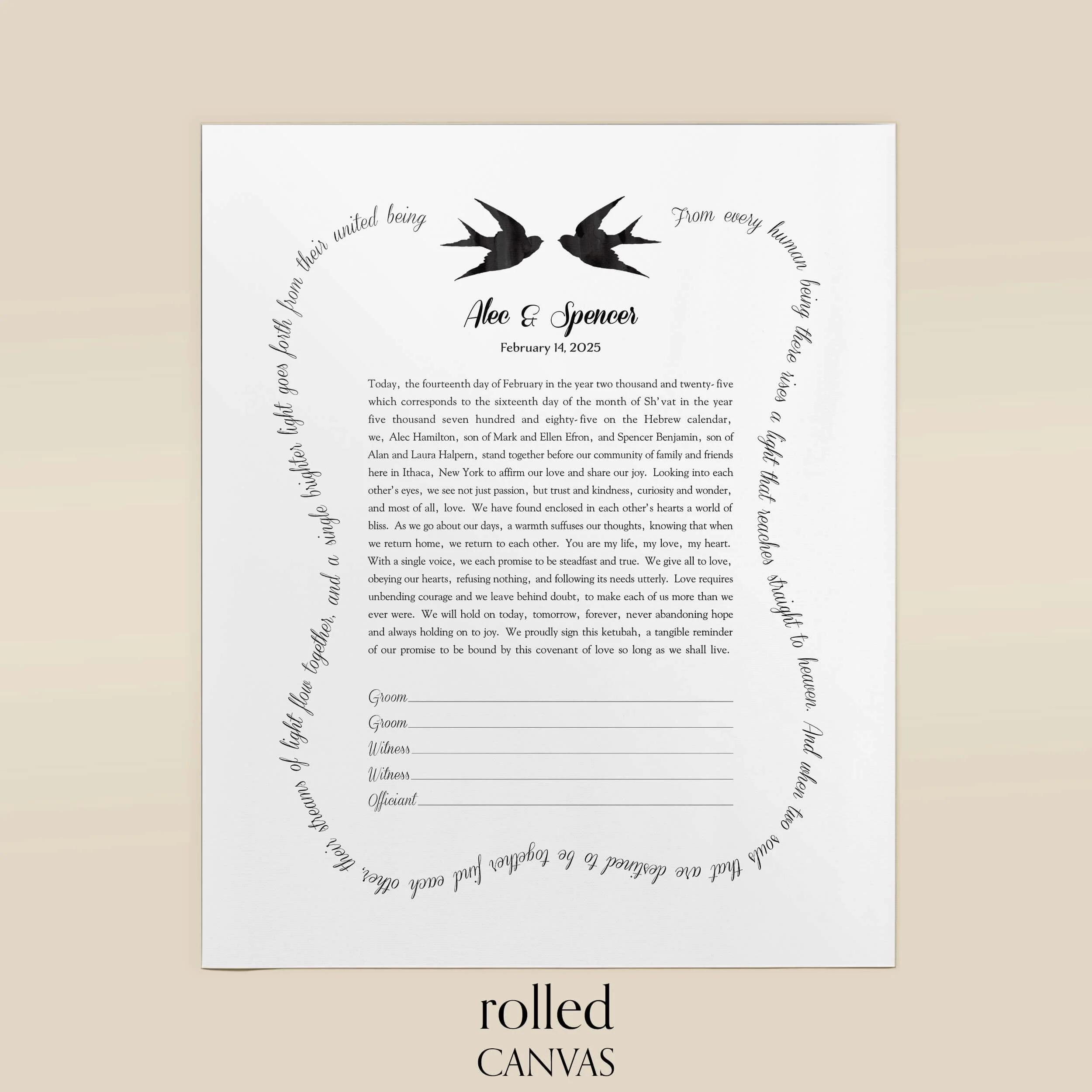 7 light ketubah rolled canvas.jpg