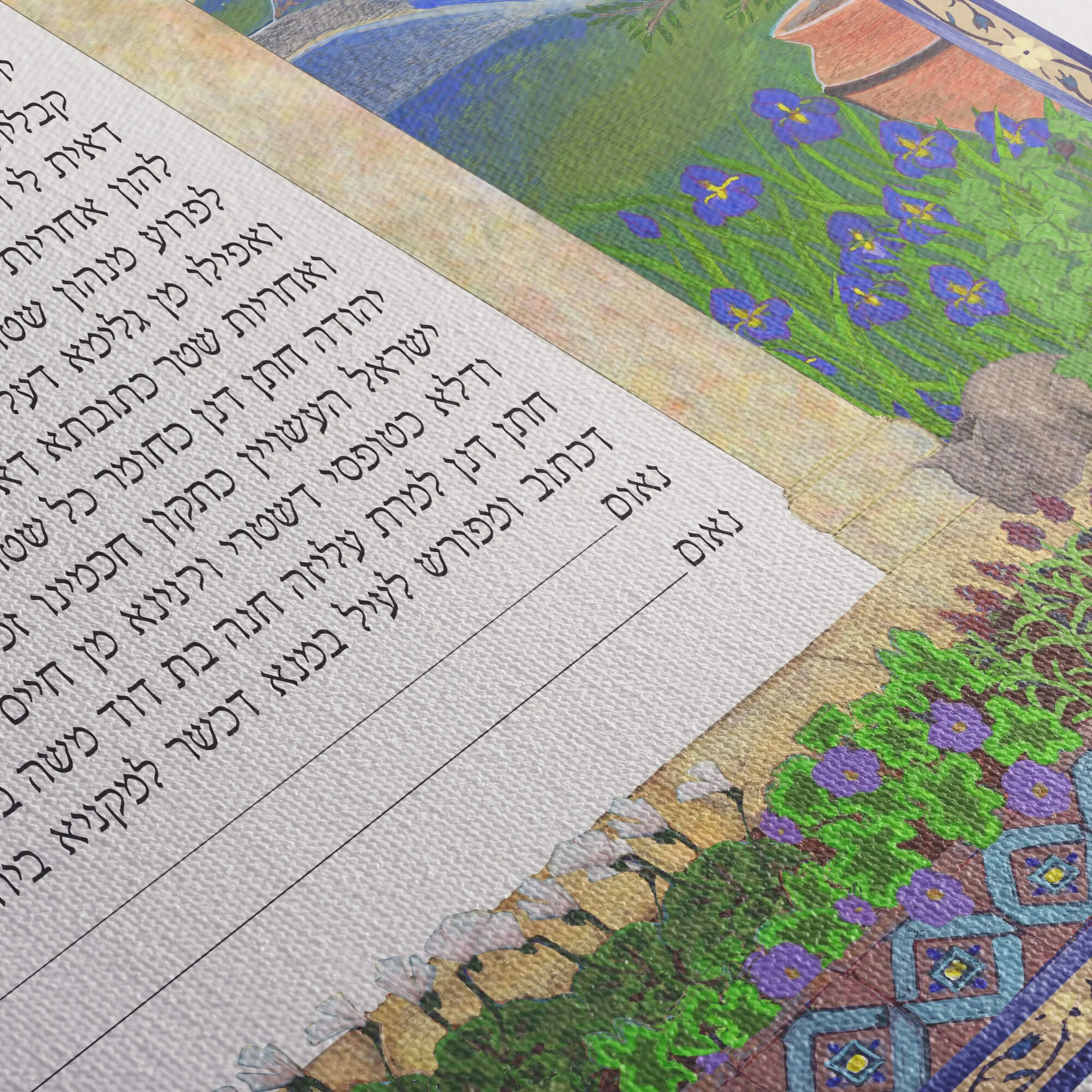8 jerusalem ketubah canvas closeup 3.jpg
