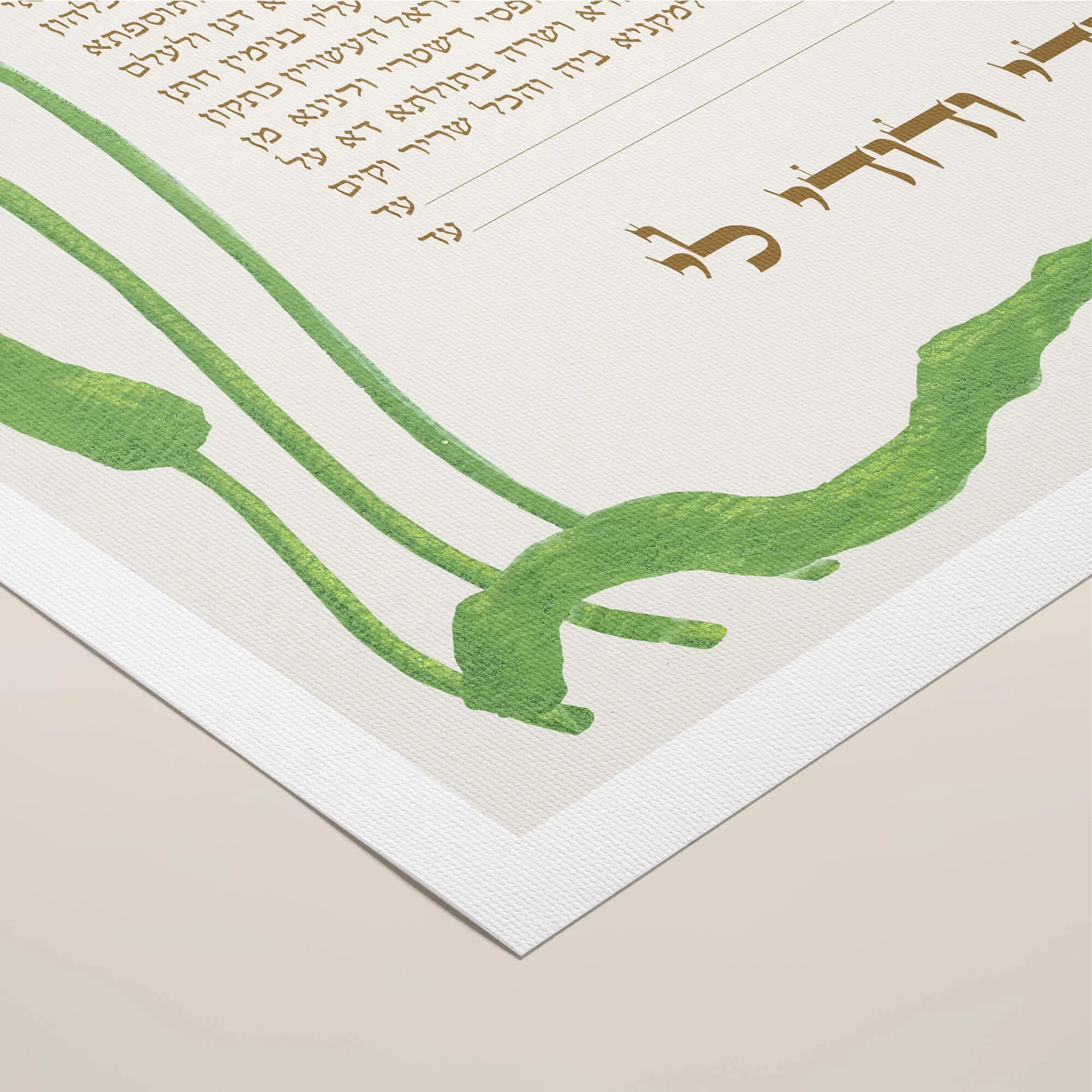 9 A irises ketubah rolled canvas closeup 1.jpg