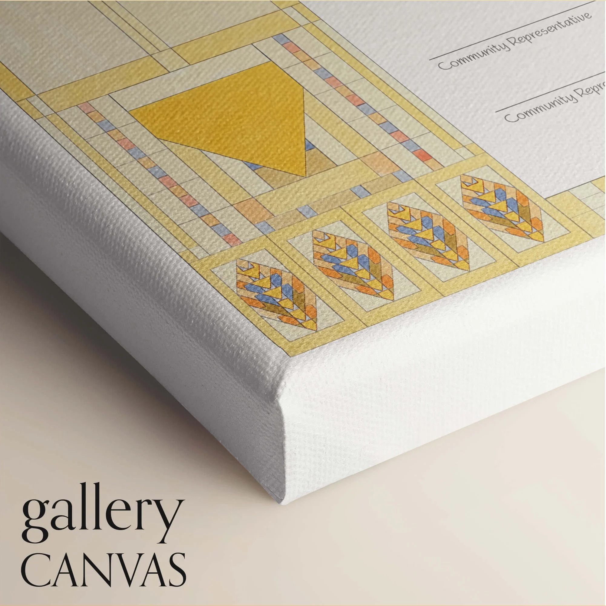 13 Art Deco Tree of Life BM gallery canvas closeup 1.jpg