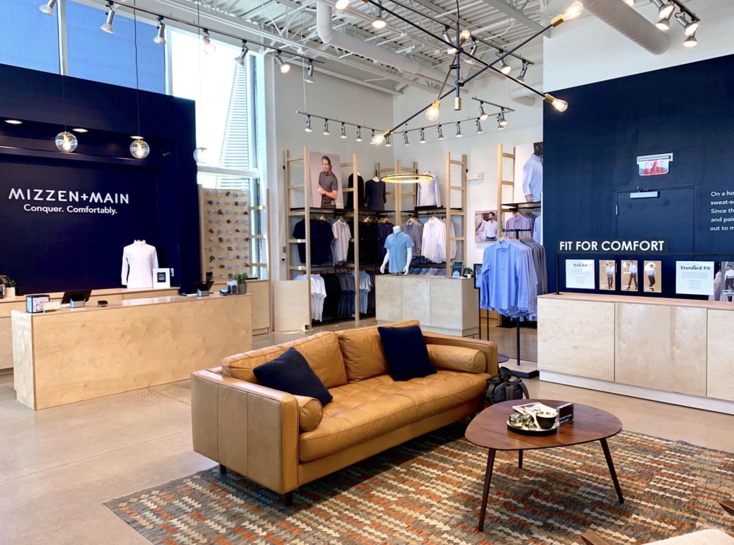 Fixture & Store design, Mizzen+Main Oklahoma City
