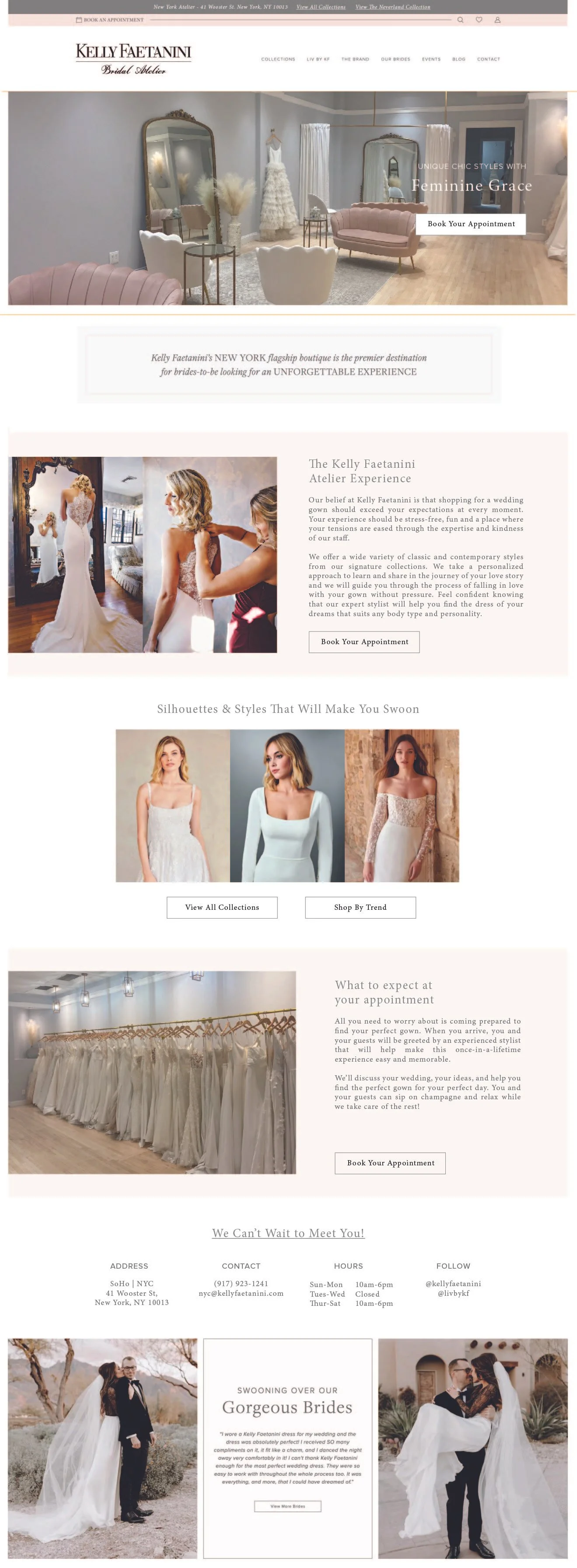 Kelly Faetanini Website