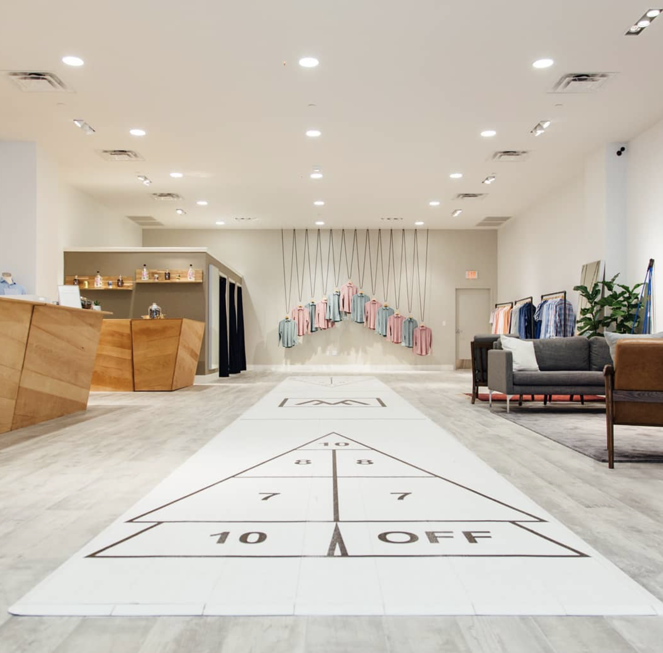 Fixture & Store design, Mizzen+Main Fort Worth