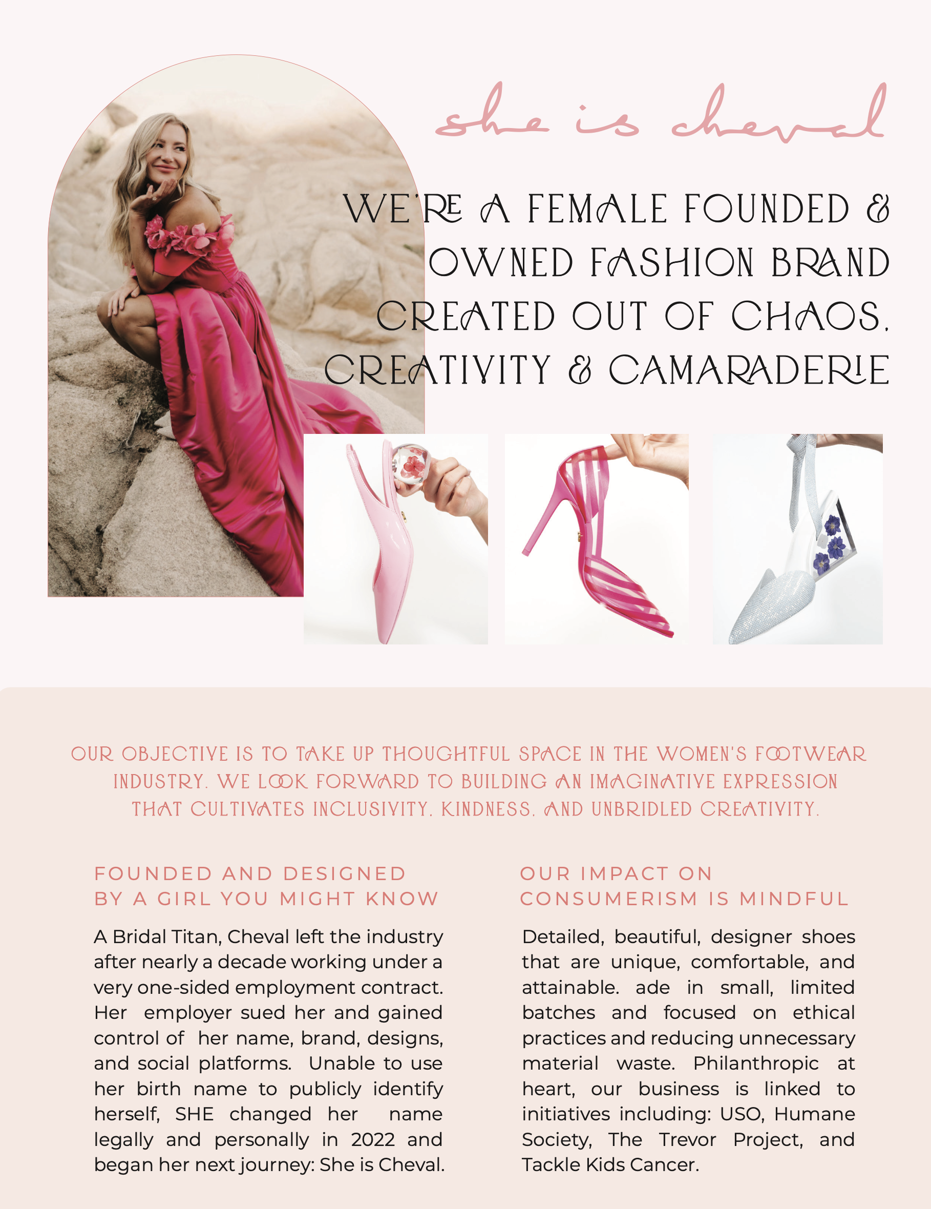 She is Cheval PR Packet