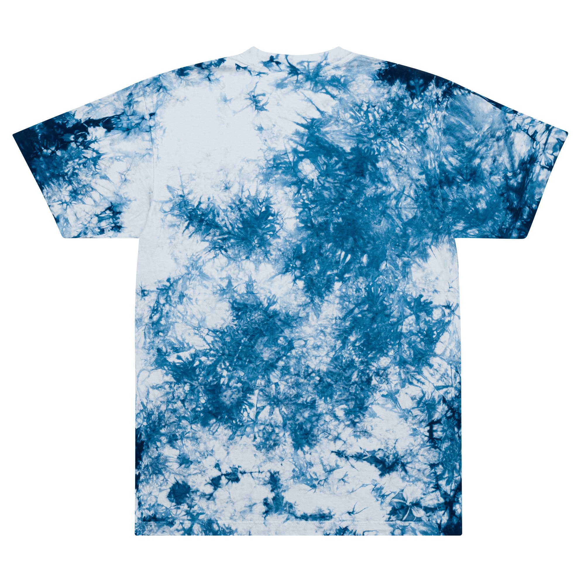 Oversized tie-dye t-shirt — Crime Pays But Botany Doesn't