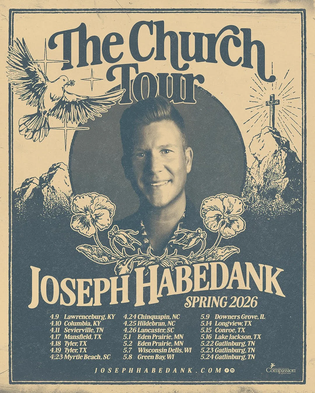 Joseph Habedank Announces Spring Leg of The Church Tour