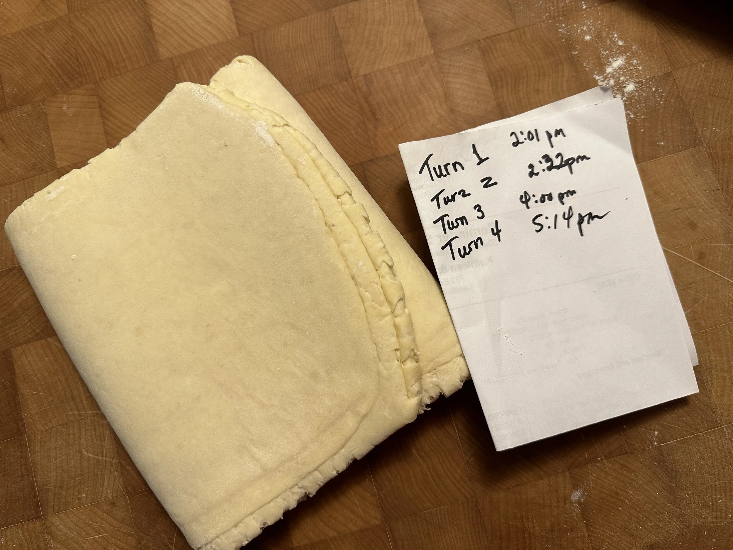 Puff Pastry - Day 1 (Again!!)